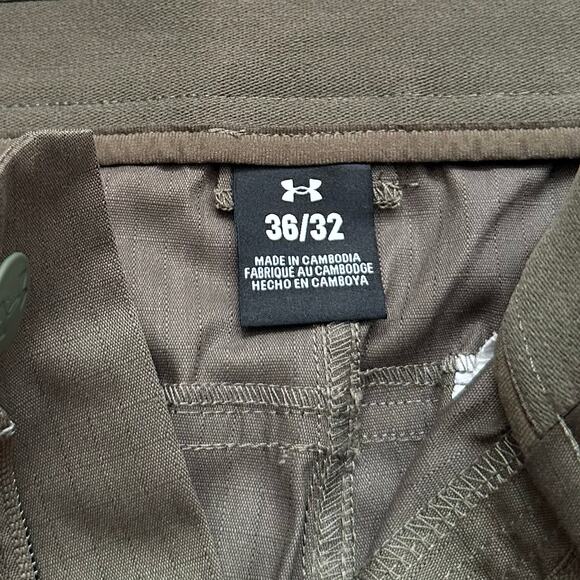 Under Armour Men's Tactical Elite Flat Front Pants Green 36x32 NWT 1379201-390 - Picture 7 of 11